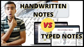 Handwritten Notes vs Typed Notes  Should you take Notes on Paper or on Laptop Scientific Strategy [upl. by Alyworth]