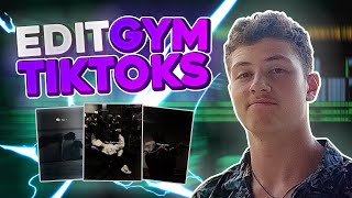 How To Edit These Gym TikToks in Premiere Pro [upl. by Leahcimal478]