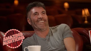 SIMON COWELL Relives BEST Golden Buzzer Moments With Terry Crews  Amazing Auditions [upl. by Dlanar194]