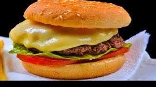 Burger beef  juicy beef burger  simply chef with rr [upl. by Berni]