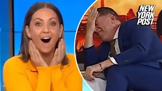 Australian TV hosts lose it over young boy’s shocking vegan joke [upl. by Tichonn]