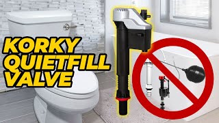 Korky QuietFILL Review PLATINUM EDITION Toilet Fill Valve [upl. by Gnil]