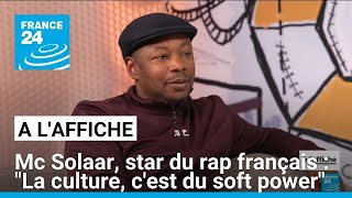 Mc Solaar star du rap français  quotLa culture cest du soft power avec un impact considérablequot [upl. by Coppock]