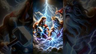 Thor Vs Zeus Who would win Thor zeus godofthunder godofwar epicmythologymatrix [upl. by Anissej]