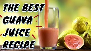 How To Make Guava Juice At Home  Healthy Guava Juice [upl. by Anawk]