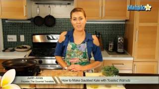 How to Make Sautéed Kale With Toasted Walnuts [upl. by Dollar799]