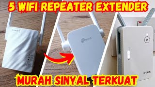 5 WIFI REPEATER EXTENDER MURAH TERBAIK  PENGUAT Sinyal WIFI Handal [upl. by Cherlyn]