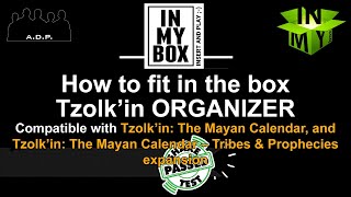 Tzolkin organizer  how to fit in the box [upl. by Ainelec]