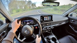 2022 Honda Civic Touring Sedan  POV Review [upl. by Otrebireh]