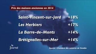 Economie  Le prix de l’immobilier en baisse Vendée [upl. by Shellie]