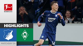 Beier Brings Win For Hoffenheim  Hoffenheim  Bremen 21  Highlights  MD 24 – Bundesliga 202324 [upl. by Taylor]