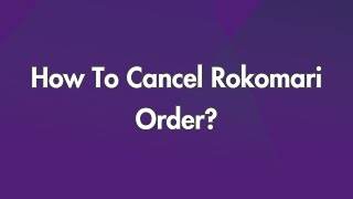 How To Cancel Rokomari Order [upl. by Ahtiek]