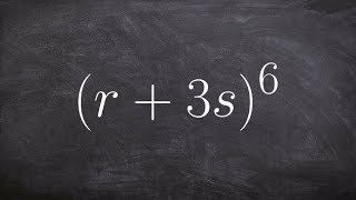 Using binomial expansion to expand a binomial to the sixth power [upl. by Eilrebmik]