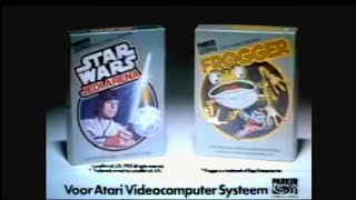 Star Wars Jedi Arena amp Frogger  Parker Atari Video Games  TV Reclame 1983 [upl. by Slaughter]