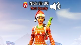 I Used a Voice Changer as Nick Eh 30 on Fortnite [upl. by Alison]