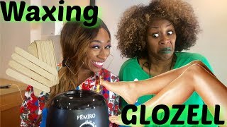 USING HARD WAX TO REMOVE GLOZELL MUSTACHE  LALAMILAN [upl. by Ellicott406]