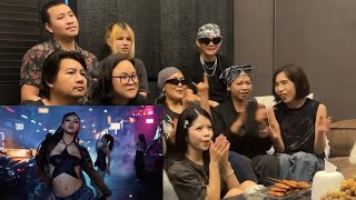 LISAs FAMILY REACTS TO ROCKSTAR MV [upl. by Andaira760]