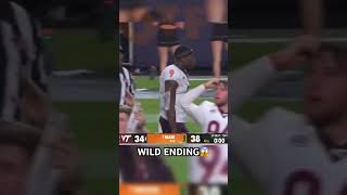 Miami vs Vtech CRAZY ENDING😱 collegefootball football nfl sports espn clips clutch [upl. by Notlew]