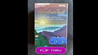 The Adventure Tarot  a tarot deck flip thru [upl. by Ketti930]