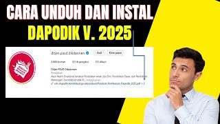 CARA UNDUH DAN INSTAL DAPODIK V2025 [upl. by Tammie]