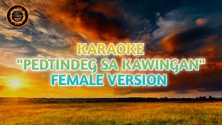 quotKARAOKE PEDTINDEG SA KAWINGANquot FEMALE VERSION sniper band official Moro song [upl. by Yelram]