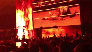 WWE Kane returns Live to Raw Slammy Awards Norfolk 121211  offair footage [upl. by Notsecnirp]