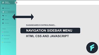 Navigation Menu Sidebar  Bootstrap 5 HTML CSS JS Tutorial [upl. by Krasnoff]