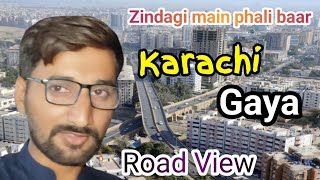 karachi city  Pakistan biggest city  Jalalpur Peer wala to Karachi  By bus [upl. by Chatwin298]