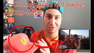 F1 CHARLES LECLERC GAVE US HIS HAT [upl. by Kred]