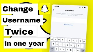 How to Change SnapChat username twice in a year 2022  Hindi [upl. by Pfosi612]