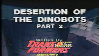 Transformers Generation 2 1993 S2 E27  Desertion of the Dinobots  Part 2 [upl. by Astiram489]