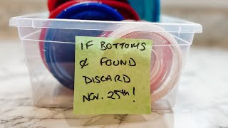 Have you tried this with your tupperware lids howtoorganize organizeyourhome getorganized [upl. by Warfourd]