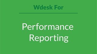 Wdesk for Performance Reporting [upl. by Loy]