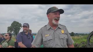 Hancock on July 3  Gettysburg Battle Walk with Ranger Matt Atkinson and Intern Christopher Busby [upl. by Sirc]