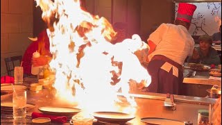 ASMR HIBACHI FIRE [upl. by Ardena608]