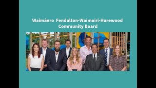 Waimāero FendaltonWaimairiHarewood Community Board Meeting  11 November 2024 [upl. by Monte]