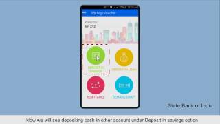 SBI DigiVoucher Create Cash Deposit Vouchers Video Created as on January 2017 [upl. by Merriam]