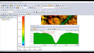 Créer un profil topographique sur Global Mapper [upl. by Elin144]