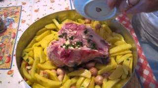 patate al forno con la testina di agnello e lampascioni [upl. by Kared]