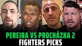 UFC 303 Alex Pereira vs Jiri Prochazka 2 Fighters Picks [upl. by Anilac]