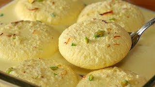 Rasmalai Recipe  How To Make Rasmalai  Homemade Rasmalai Recipe  Kanaks Kitchen [upl. by Airretnahs]