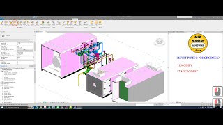 REVIT MEP PIPING CONNECTION MICRODESK [upl. by Inotna]