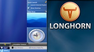 A Tour of Longhorn  The Windows That Never Was  Software Showcase [upl. by Eusadnilem]