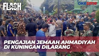 Polisi Sekat Akses Jalan Hentikan Pengajian Jemaah Ahmadiyah [upl. by Nosaj18]