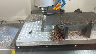 CNC Adaptive Clearing Fusion360 Leadwell V30i WNT Silverline D2 steel Nerc Precision Engineering [upl. by Acila970]