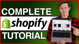 BEST Shopify Tutorial in 2024  Set Up A Profitable Shopify Store StepByStep [upl. by Bollay]