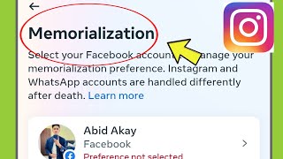 Instagram amp Facebook Memorialisation Settings [upl. by Pavla656]