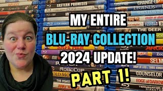 MY ENTIRE BLURAY COLLECTION 2024  January 2024 Update Part 1 [upl. by Blaine]