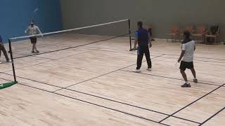 Mahendra singh Dhoni is playing badminton with IG OpsRanchi Sri saket kumar singh [upl. by Socher]