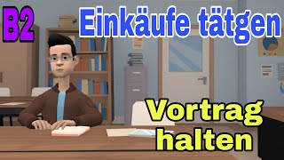 Einkäufe tätigen Vortrag [upl. by Cyrill]